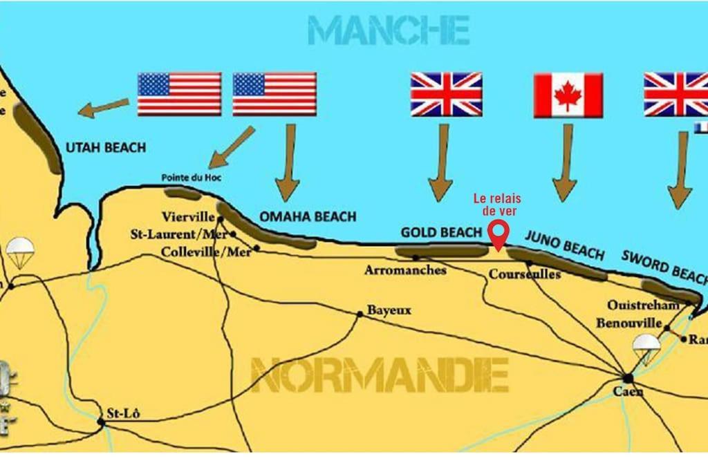 Gite Historique En Normandie Plages Du Debarquement Ver-sur-Mer Eksteriør billede